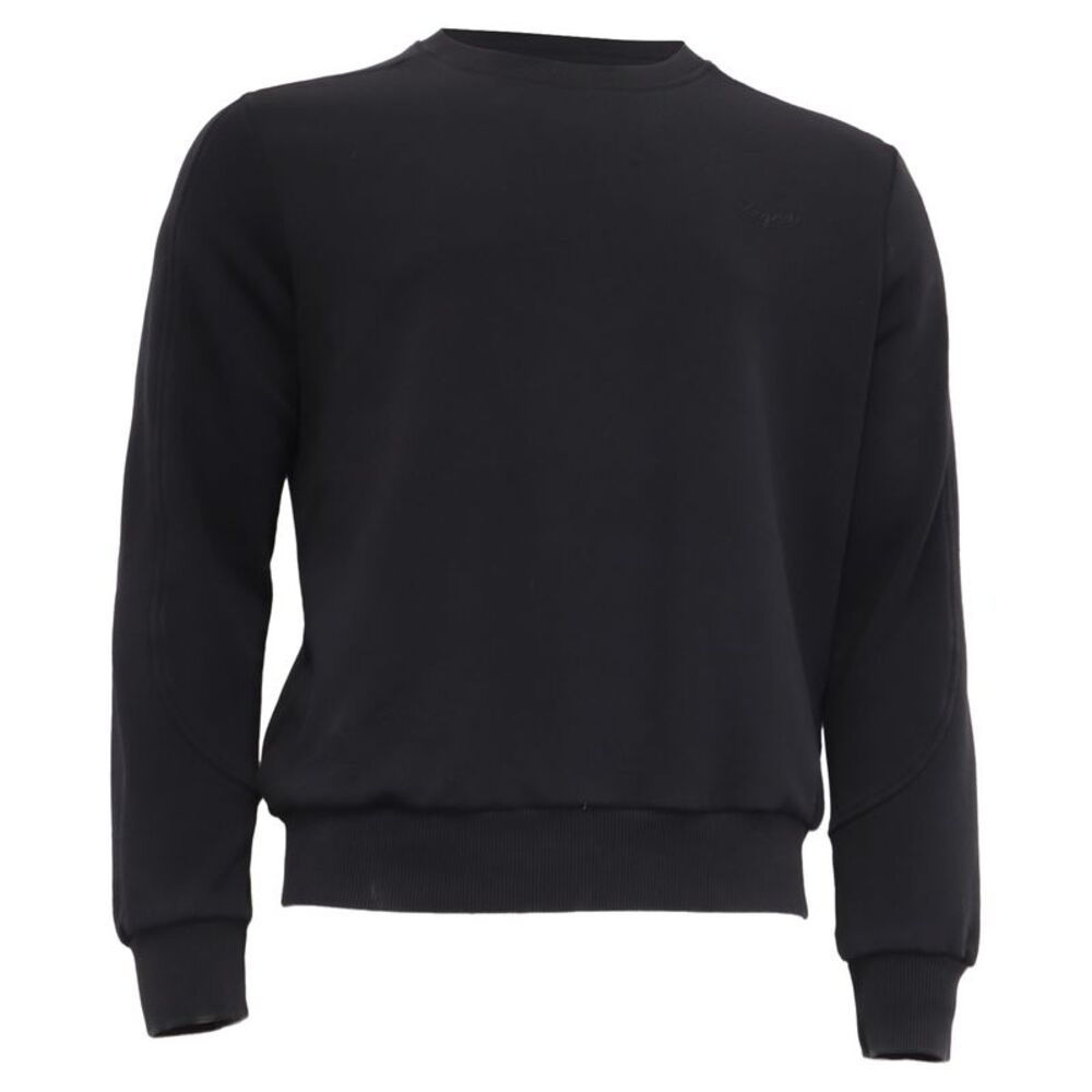 Ermenegildo Zegna Crew Neck Sweater in Black Cotton
